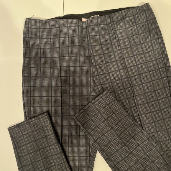Philosophy Gray Checkered Elastic Waist Pants – Size Large - Picture 1 of 12